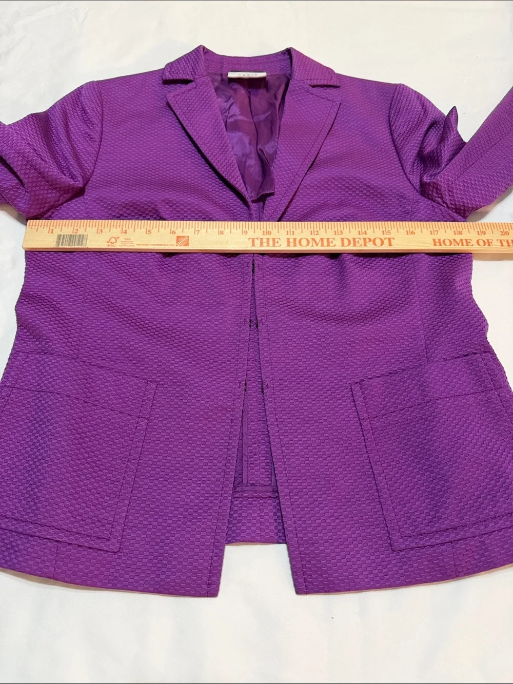 AKRIS PUNTO Textured Cotton Blazer Jacket 10